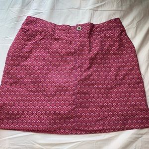 White Sierra Pink Skort